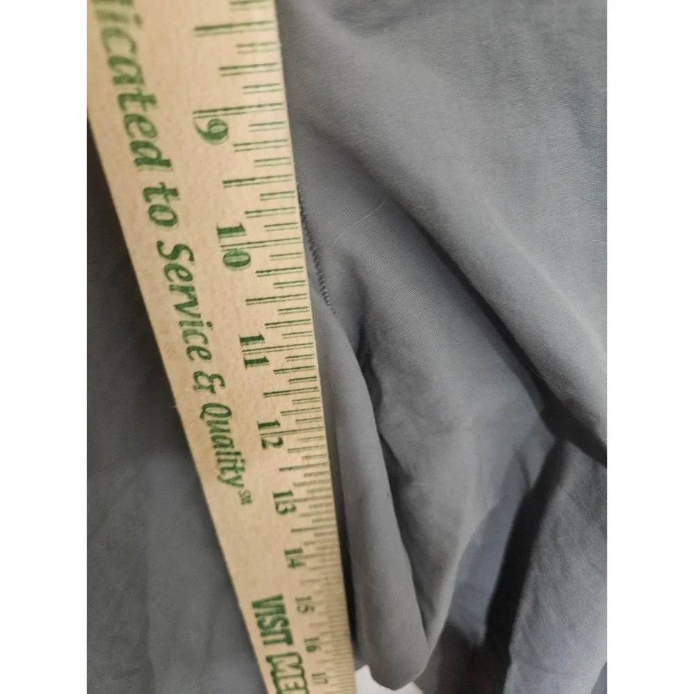 The North Face Mens XXL Gray Black Nylon Cargo Jogger Hiking Pants Drawstring